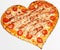 Pizza,Valentine`s Day, Valentine`s Day, Pizza Love