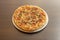 pizza we will find a type of flat bread baked with wheat flour, salt,