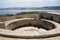 Place for artillery mounts, cannons at Fort Campbell. Selmun, Mellieha, Malta.