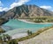 Place of the confluence of the rivers Katun and Chuya in Altai m