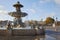 Place de la Concorde fountain in a sunny day in Paris, France