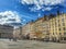 Place des terreaux and the fountain batodi, Lyon old town, France