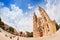 Place Gabriel Peri, Nimes Cathedral church, France