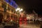 Place Gutenberg in Strasbourg in January evening