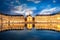 Place la Bourse in Bordeaux, the water mirror by night