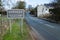 Place name sign at the village of Gorsedd