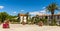 Place on the port of Marseillan in summer in HÃ©rault in Occitania, France