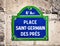 Place Saint-Germain des Pres street sign