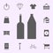 place of sale of alcohol icon. signs of pins icons universal set for web and mobile