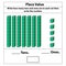 Place Value tens and ones. 10 blocks. and single blocks.