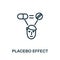 Placebo Effect icon from alternative medicine collection. Simple line Placebo Effect icon for templates, web design and