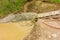 Placer mining at a small claim in the yukon territories