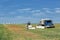 Placing honey bee hives in the farm fields of Idaho