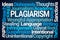 Plagiarism Word Cloud