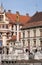 Plague column at Main Square of the city of Maribor in Slovenia