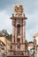 The plague column, Trinity Square, Banska Stiavnica, Slovakia