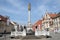 Plague monument at Main Square of the city of Maribor in Slovenia