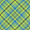 Plaid check tartan of fabric seamless texture with a vector pattern textile background