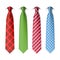 Plaid, checkered silk ties template