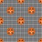 Plaid material button seamless pattern