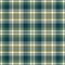 Plaid pattern in blue  green  gold  off white. Herringbone textured multicolored seamless tartan check plaid for flannel shirt.