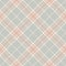 Plaid pattern check texture in grey, pink, beige. Seamless classic spring autumn winter soft pale tartan herringbone vector.