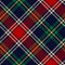 Plaid pattern for Christmas in red, green, navy blue, yellow, beige. Seamless multicolored large dark tartan check vector.