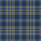 Plaid pattern flannel in blue and gold yellow. Tartan herringbone textured seamless summer autumn winter classic check background.