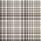 Plaid pattern glen check in grey and beige. Houndstooth abstract tartan tweed vector for shirt, dress, skirt, trousers, coat.