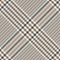 Plaid pattern in grey and beige. Seamless tartan houndstooth textured glen tweed check plaid for blanket  duvet cover  skirt.