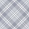 Plaid pattern in grey and white. Seamless herringbone textured autumn winter check plaid vector background for scarf, blanket.