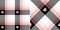 Plaid pattern with hearts for Valentine\\\'s Day design. Seamless black, powder pink, white cute buffalo check tartan.