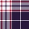 Plaid pattern in purple, red, white. Classic dark contrast seamless herringbone tartan check plaid for flannel shirt, blanket.