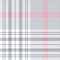 Plaid pattern spring in grey, pink, white. Glen seamless abstract houndstooth tartan tweed pastel light check plaid graphic.