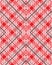 Plaid pattern. Template for clothing fabrics. Red Lumberjack background. Seamless tartan flannel shirt print. - Vector