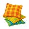 Plaid pillows