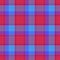 Plaid retro red blue seamless pattern - for hipster shirt