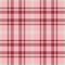 Plaid seamless pattern in pink. Check fabric texture. Vector textile print