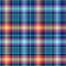 Plaid seamless pattern. Repeating checker fabric for design prints plaids. Repeated check ekose. Checks square line. Vichi cloth