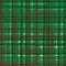 Plaid seamless vector pattern background. Modern tartan style green red backdrop. Painterly brush stroke grid repeat in