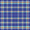 Plaid seamless vector pattern background. Modern tartan style with twill effect blue backdrop. Repeat gingham flannel