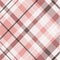 Plaid twill pattern in diagonal texture coral and brown