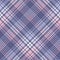 Plaid vector in pink and lilac for scarf print. Large seamless tartan check graphic for flannel shirt, poncho, blanket, duvet.