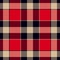 Plaid in vintage colors