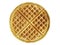 Plain belgium american waffles isolated