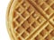 Plain belgium american waffles isolated