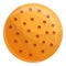 Plain biscuit icon, cartoon style