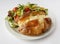 Plain Butter Jacket Potato with side salad