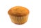 a plain cupcake or madeleine on a white background