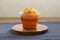 plain cupcake muffin on table